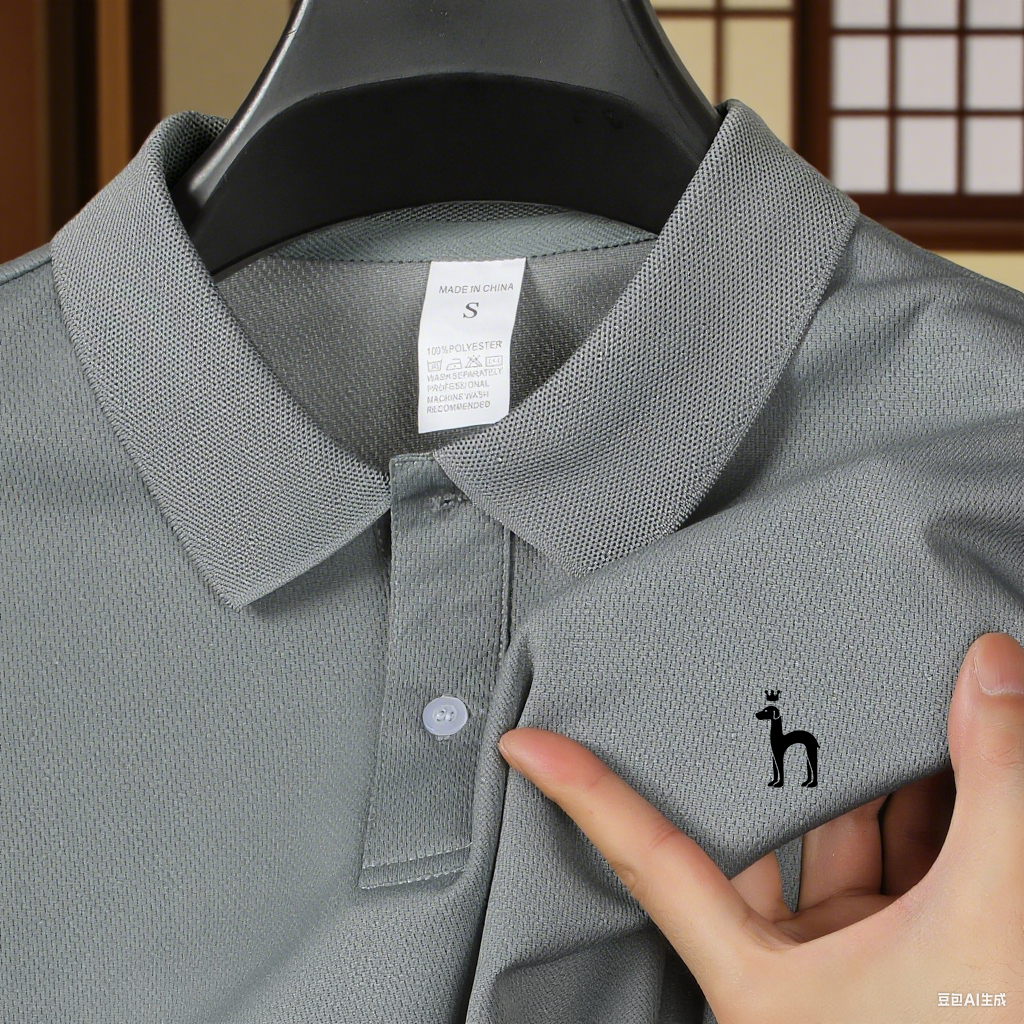 Polo Shirt Pique - High end brand men's short sleeved