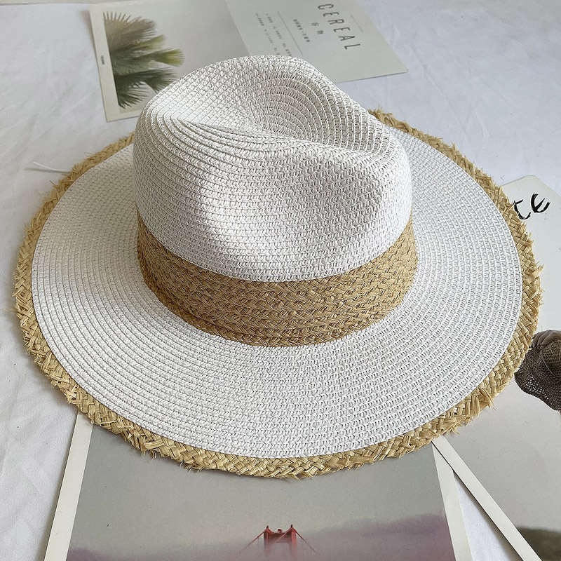 Fringed Brim Panama Hat Wide B - Bucket Hat Straw のレビューと価格
