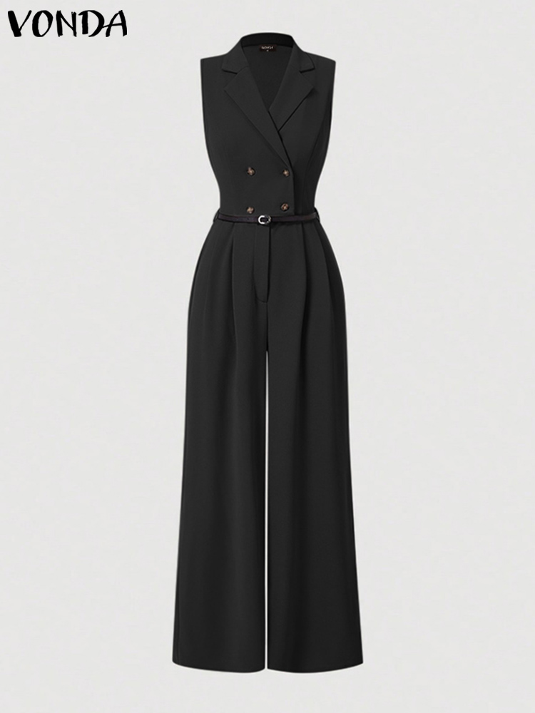 Plus Size 5XL VONDA Elegant Wo - Shirt Camp Collar のレビューと価格