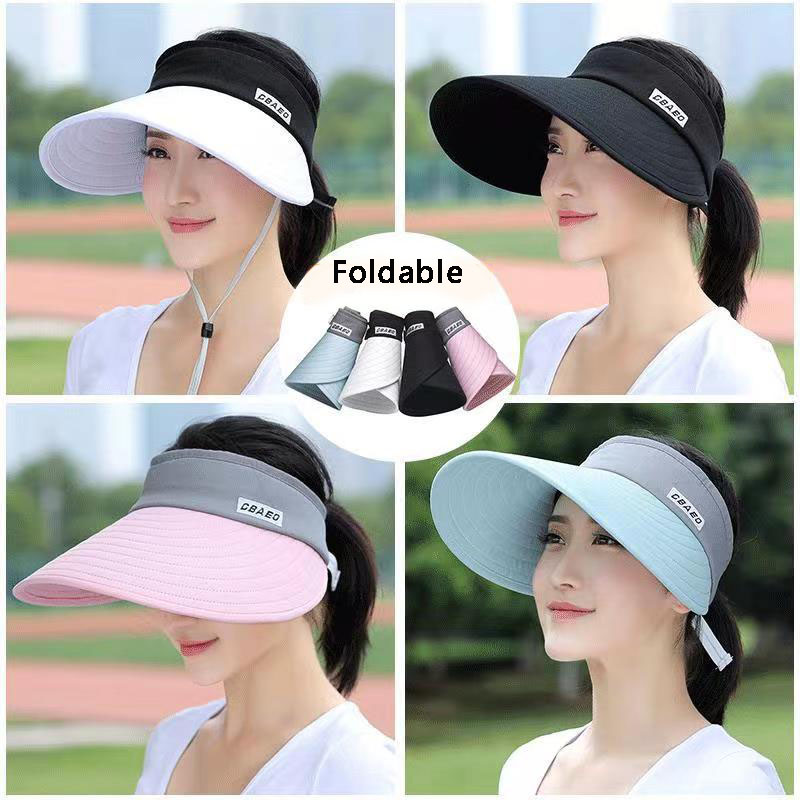 2024 NEW women summer sun viso - Packable Hat Nylon のレビューと価格