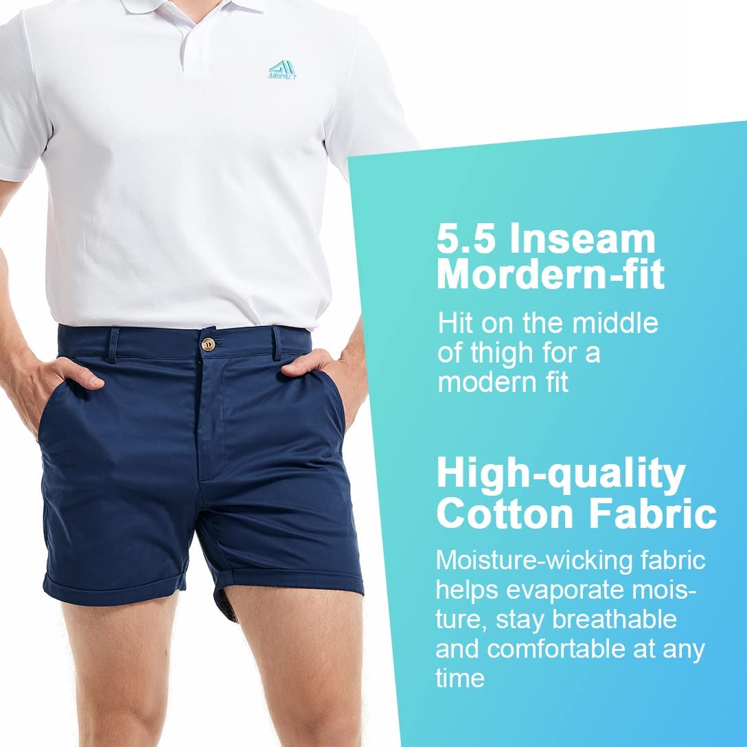 AIMPACT Men's Summer Slim-fit  - Shorts Chino Slim のレビューと価格