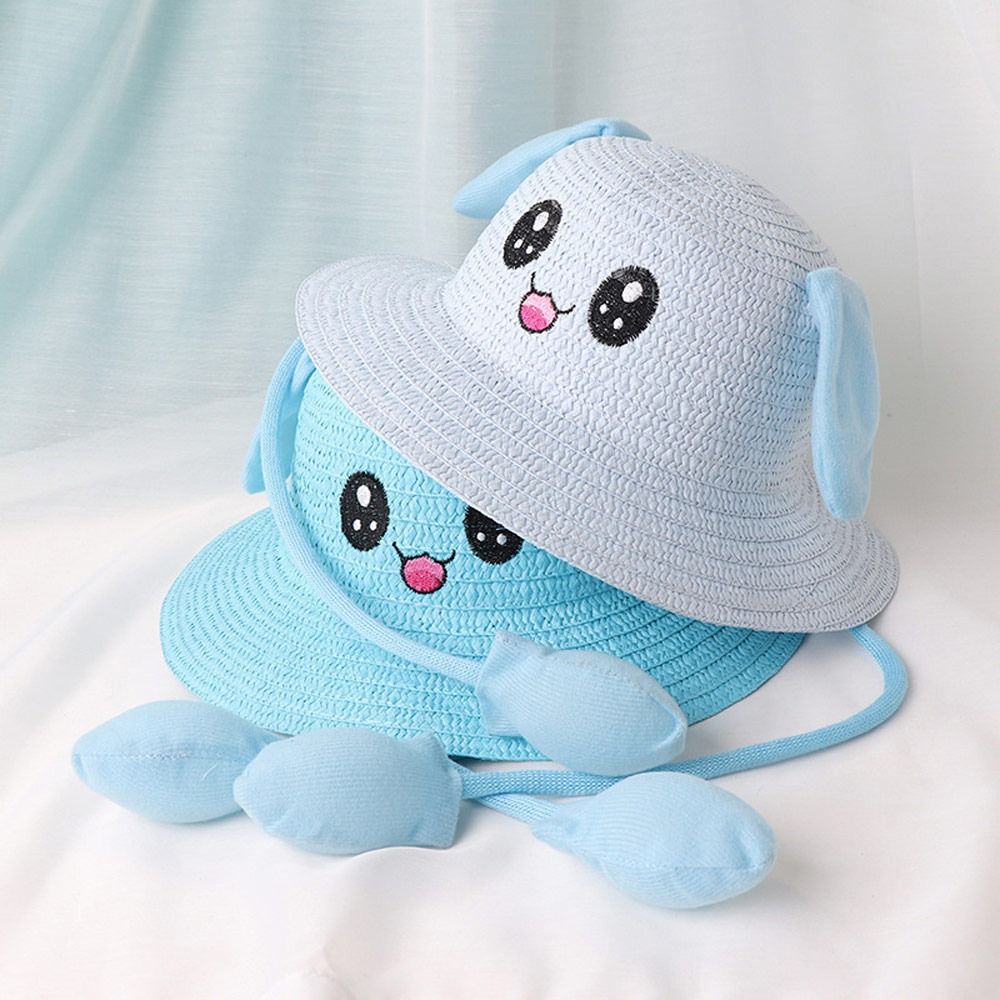 Summer Bucket Cap Moving Ears  - Bucket Hat Straw のレビューと価格