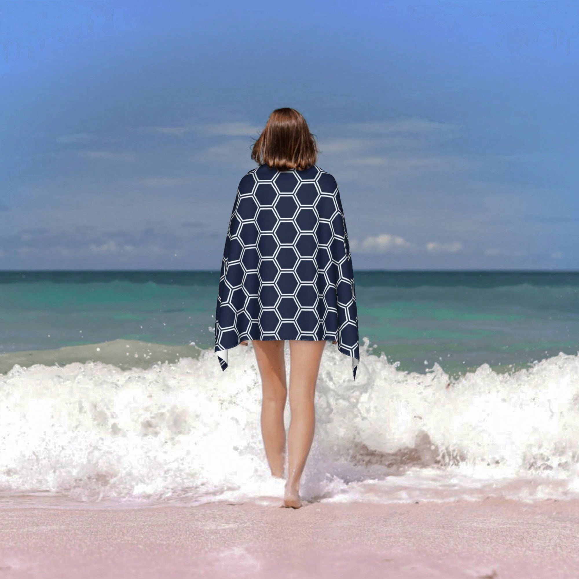 Geometric Pattern Cla1ssic StY - Beach Towel Large のレビューと価格