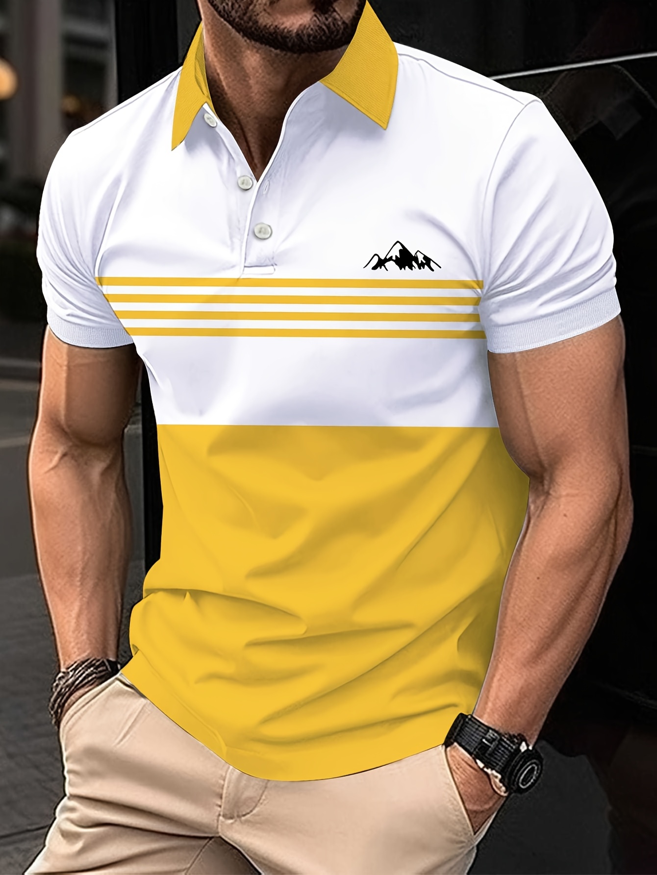 2026 Summer Men's Button-down  - Polo Shirt Pique のレビューと価格