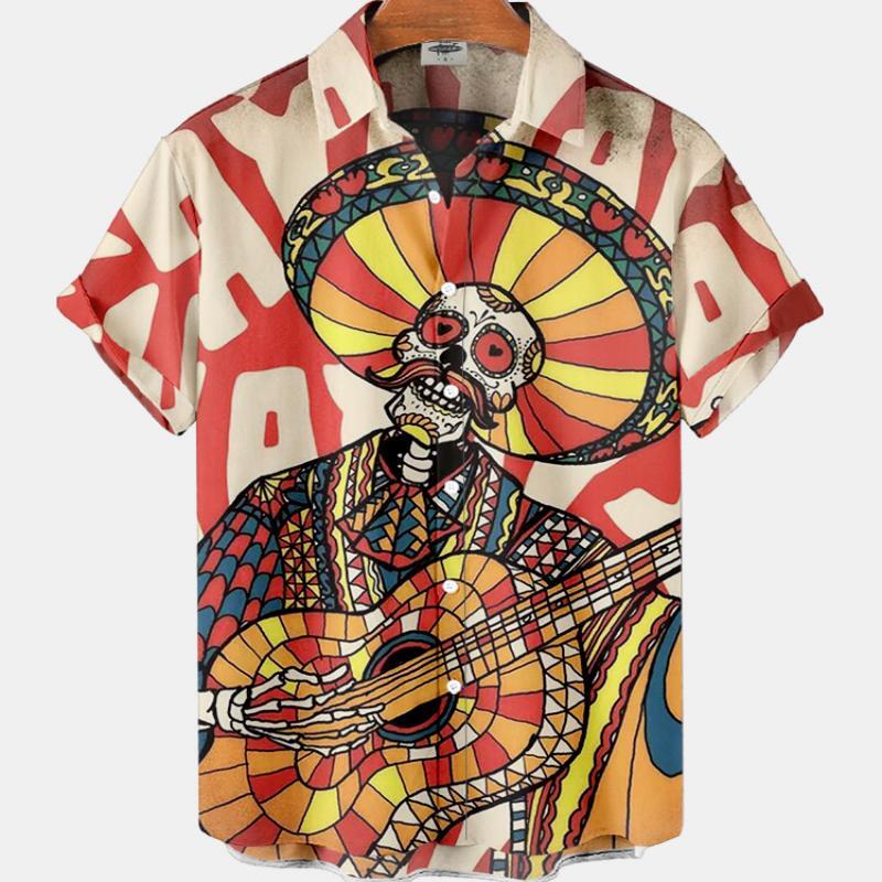 Summer Men's Fashion Casual So - Resort Shirt Floral のレビューと価格