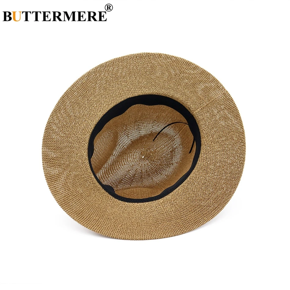 Navy Blue Beach Straw Hat Wome - Bucket Hat Straw のレビューと価格