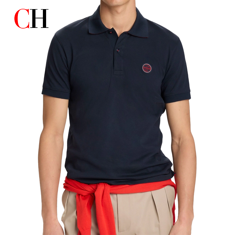 CH Red Accent Circular Rubber  - Polo Shirt Pique のレビューと価格