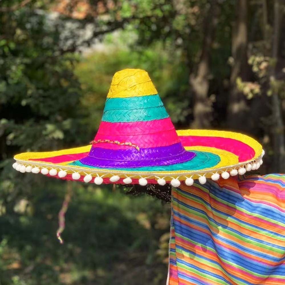 Summer Wide Brim Mexican Party - Bucket Hat Straw のレビューと価格