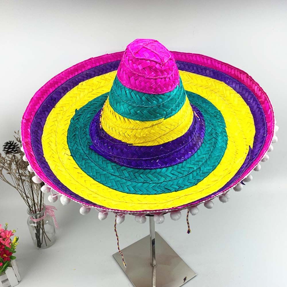 Summer Wide Brim Mexican Party - Bucket Hat Straw のレビューと価格