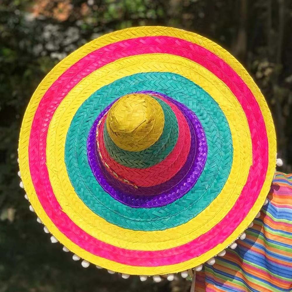 Summer Wide Brim Mexican Party - Bucket Hat Straw のレビューと価格