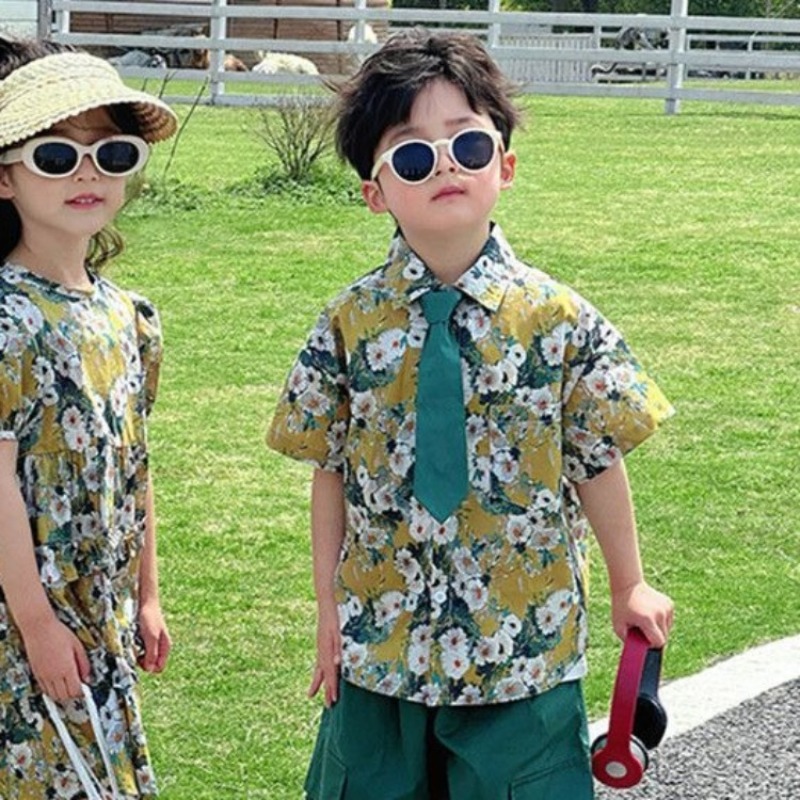 Vintage Floral Short Sleeve Sh - Resort Shirt Floral のレビューと価格