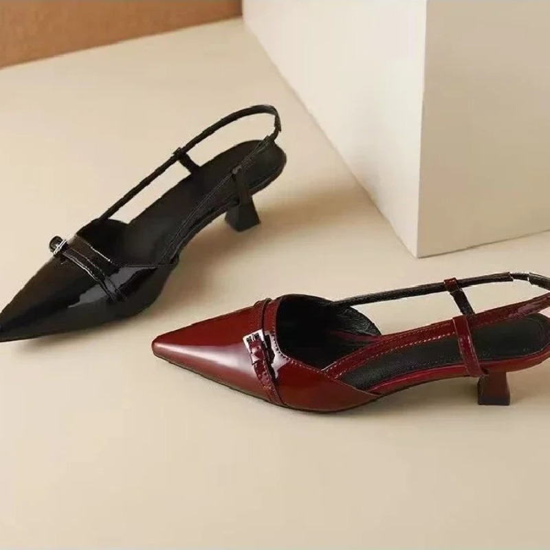 Women Sandals Fashion Pointed  - Casual Sandal Leather のレビューと価格