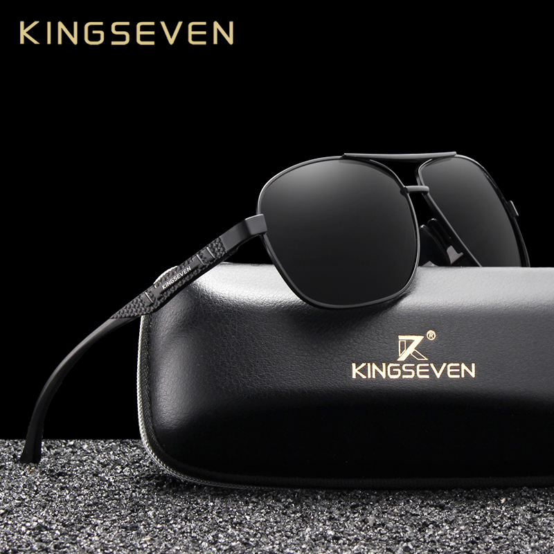 KINGSEVEN Brand Men Sunglasses - Sunglasses Aviator Polarized のレビューと価格