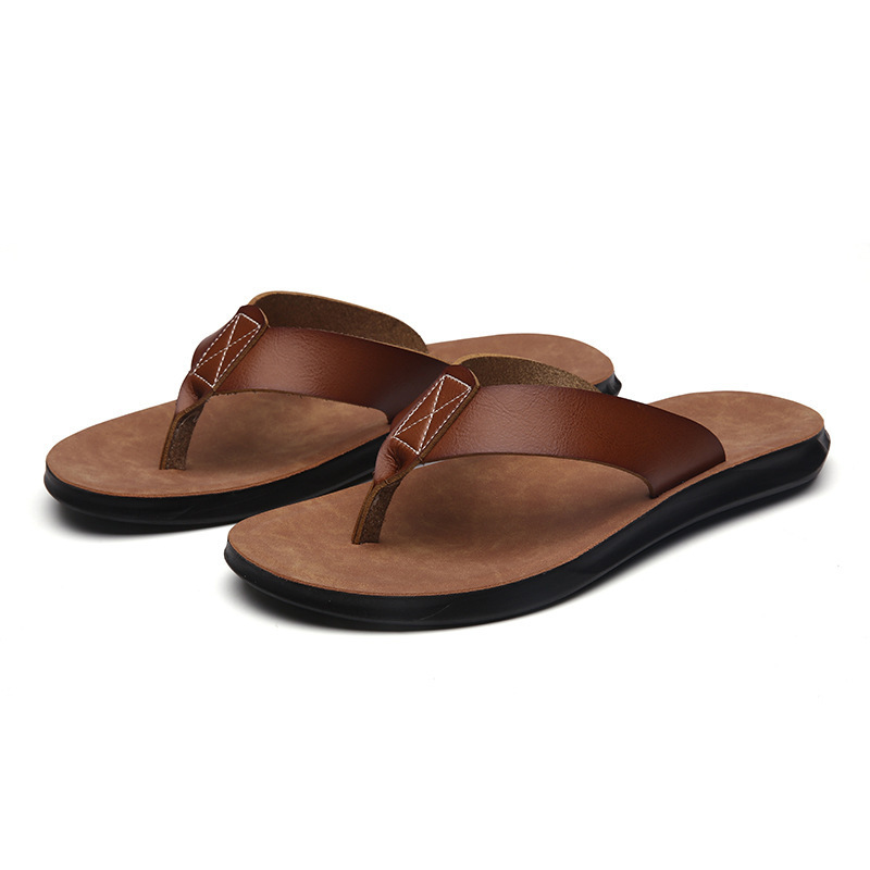 38-47 New Italian Leather Flip - Flip Flop Leather Men のレビューと価格