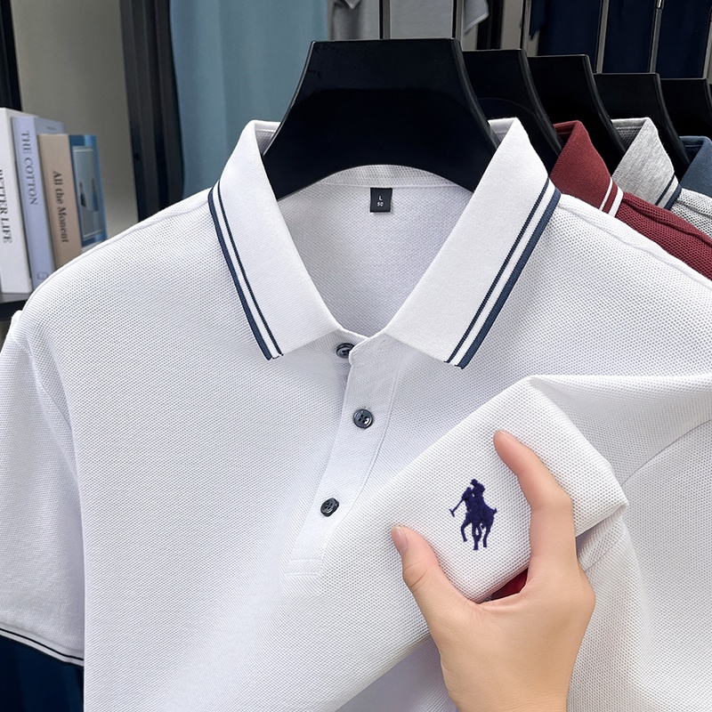 100% pure cotton men's short s - Polo Shirt Pique のレビューと価格