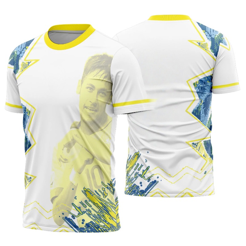Summer Brazil Neymar No.10 Gra - Tee Graphic Print のレビューと価格