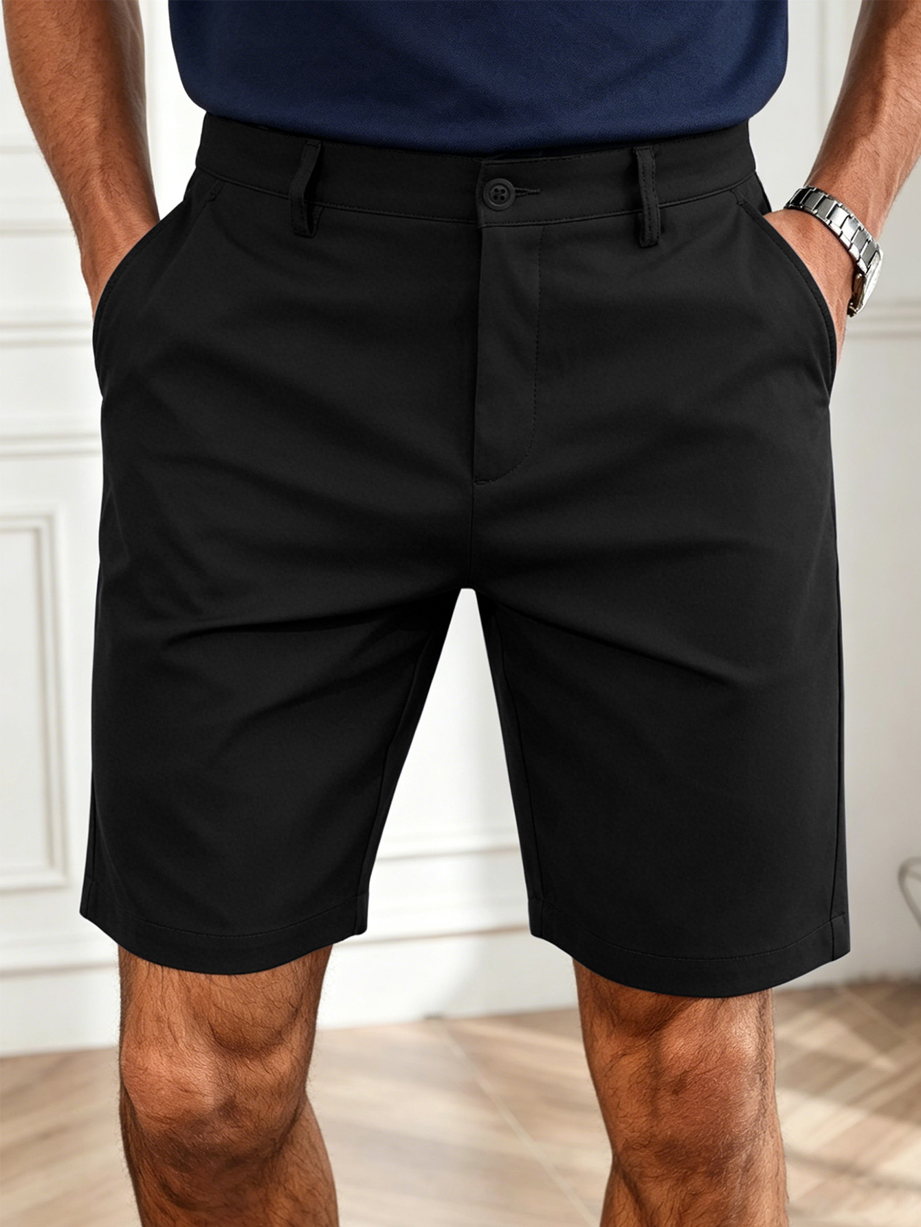Men's Summer Stretch Chino Sho - Shorts Chino Slim のレビューと価格