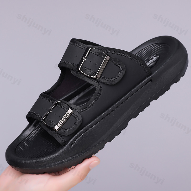 Men's Slippers 2025 Summer Bre - Flip Flop Leather Men のレビューと価格