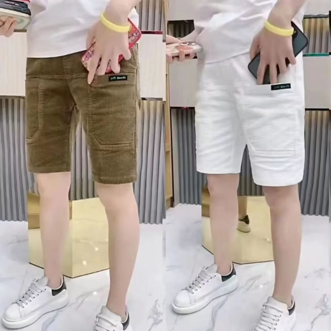 Slim Fit Summer Thin Corduroy  - Shorts Chino Slim のレビューと価格