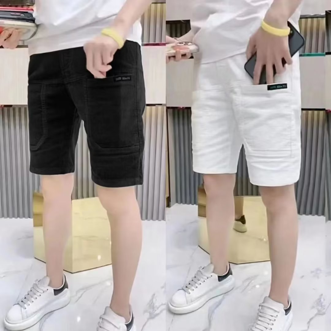 Slim Fit Summer Thin Corduroy  - Shorts Chino Slim のレビューと価格