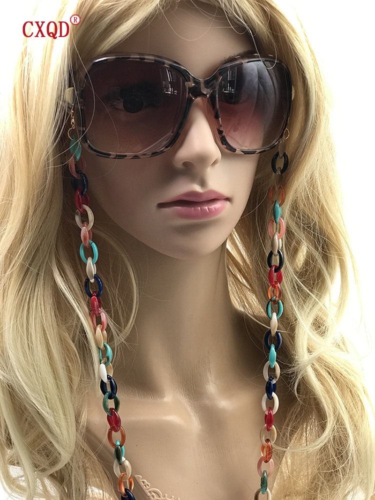 Fashion Women Acrylic Eyeglass - Sunglass Retainer Cord のレビューと価格