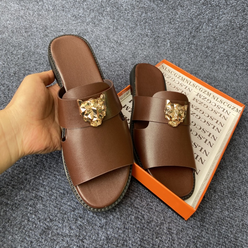 size 38-48 original shoes bran - Flip Flop Leather Men のレビューと価格