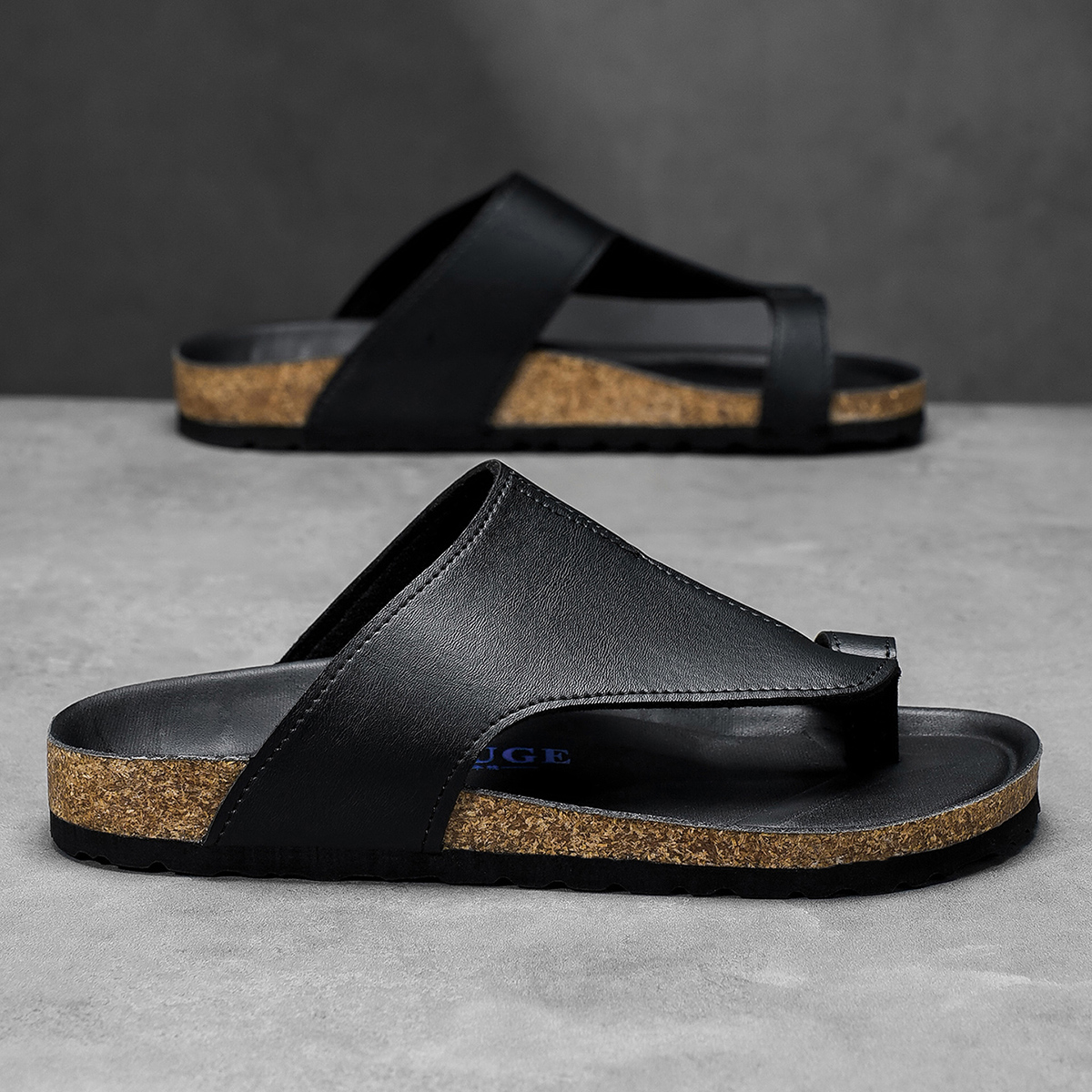 Big Size 48 49 Cork Slippers M - Flip Flop Leather Men のレビューと価格