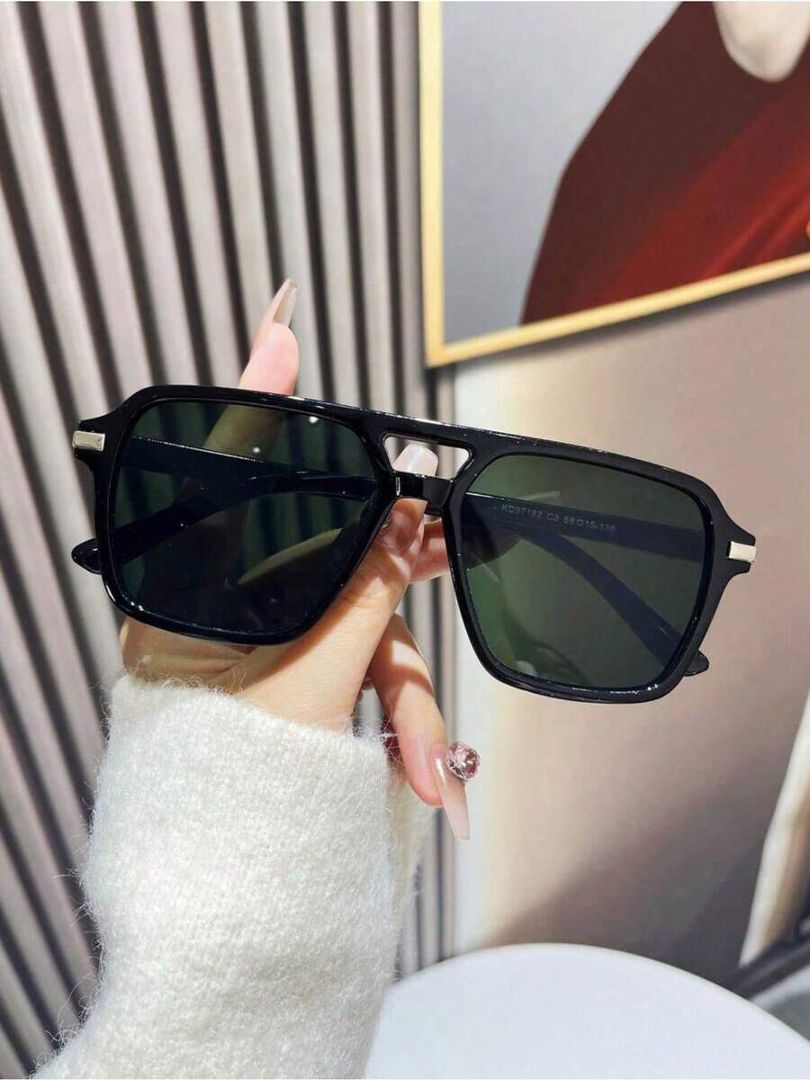 Fashion Double Bridge Aviator  - Sunglasses Aviator Polarized のレビューと価格