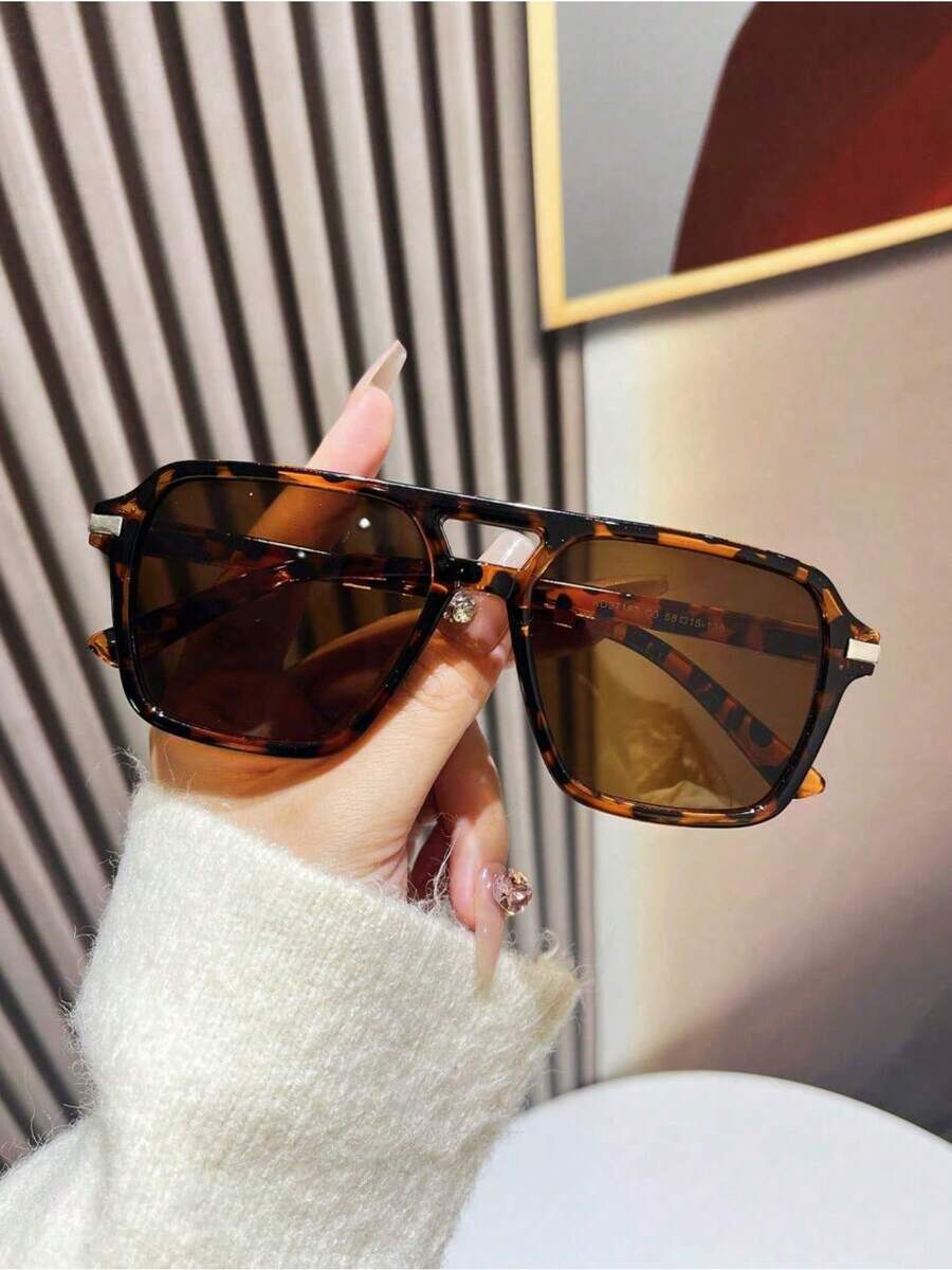 Fashion Double Bridge Aviator  - Sunglasses Aviator Polarized のレビューと価格