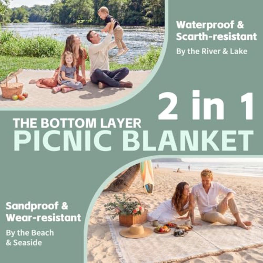 2 in 1 Extra Large Boho Beach  - Beach Towel Large のレビューと価格
