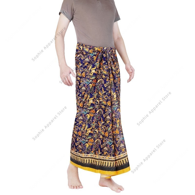 Batik Sarong Skirt for Beach W - Sarong Men Wrap のレビューと価格