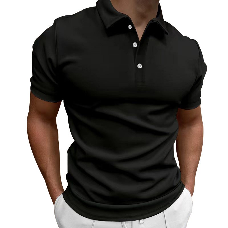 Casual Slim Fit Shirt Short Sl - Polo Shirt Pique のレビューと価格