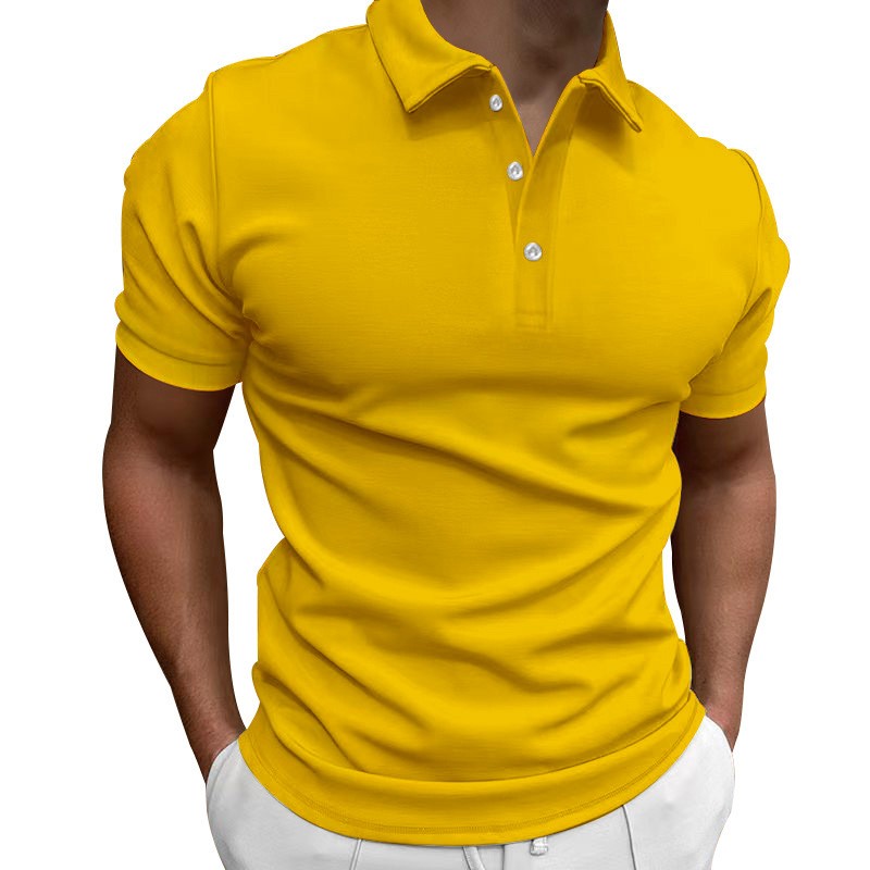 Casual Slim Fit Shirt Short Sl - Polo Shirt Pique のレビューと価格