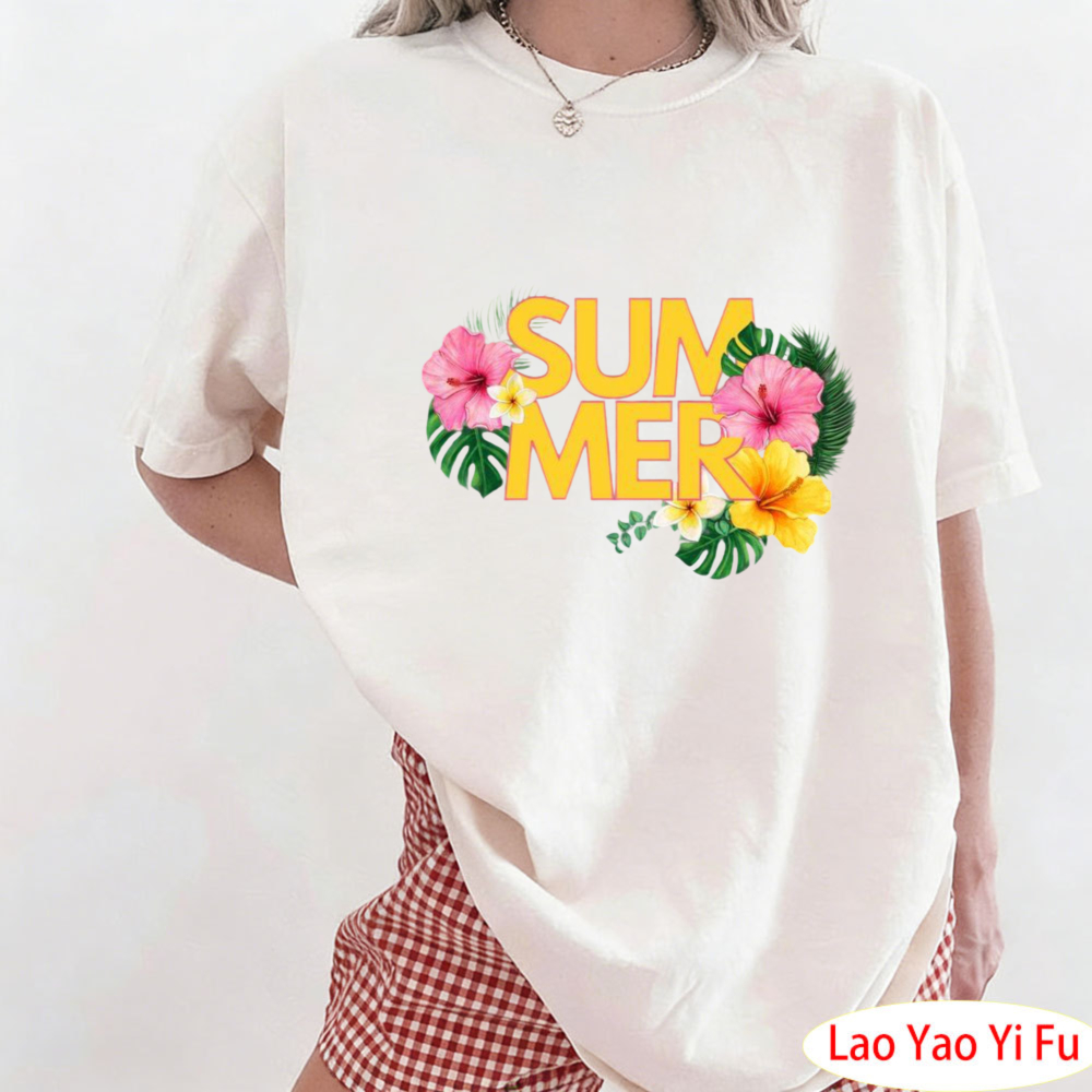 Summer Tropical Floral T-Shirt - Resort Shirt Floral のレビューと価格
