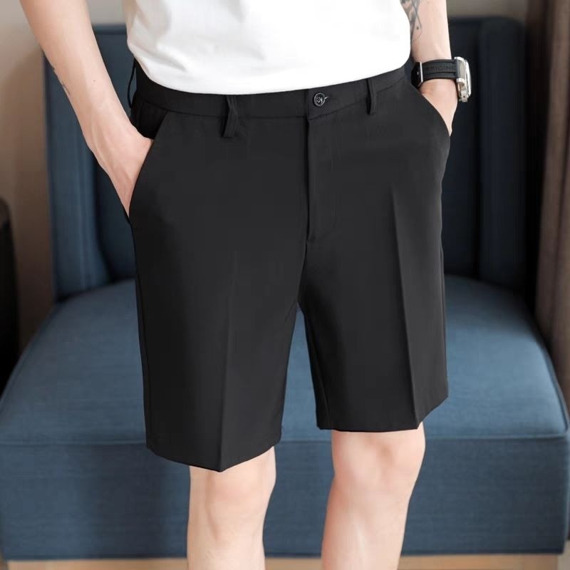 Men's Slim Fit Suit Shorts Sum - Shorts Chino Slim のレビューと価格