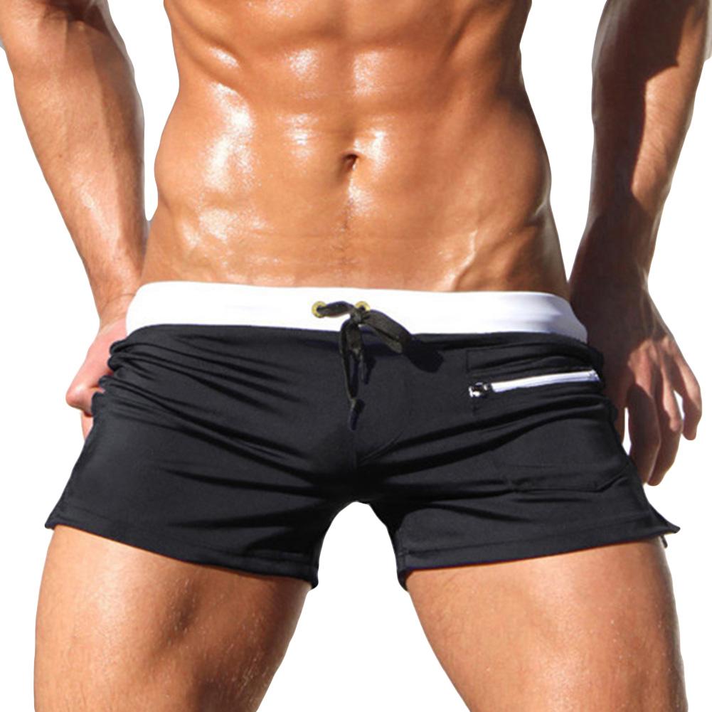 Men Solid Color Swimming Trunk - Trunks Board Surf のレビューと価格