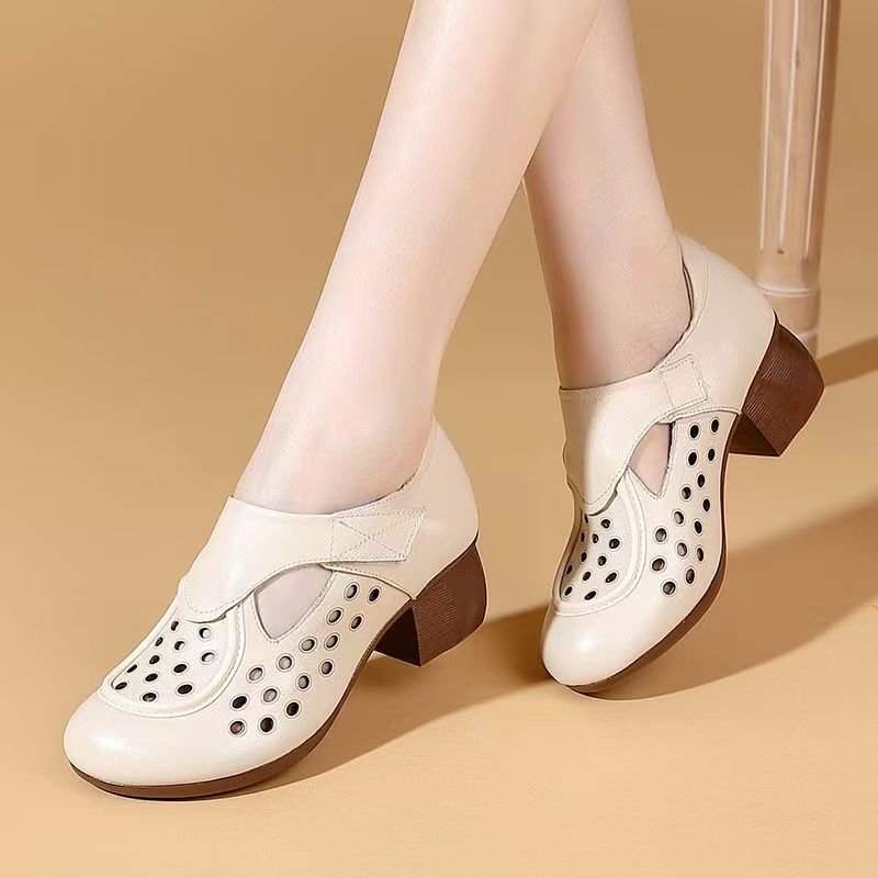Women's Summer New Leather Hol - Casual Sandal Leather のレビューと価格