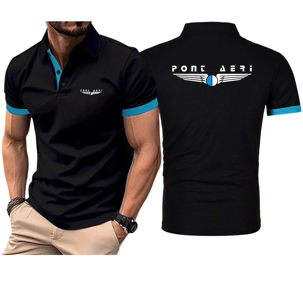 Disco Logo Pont Aeri CH Men's  - Polo Shirt Pique のレビューと価格