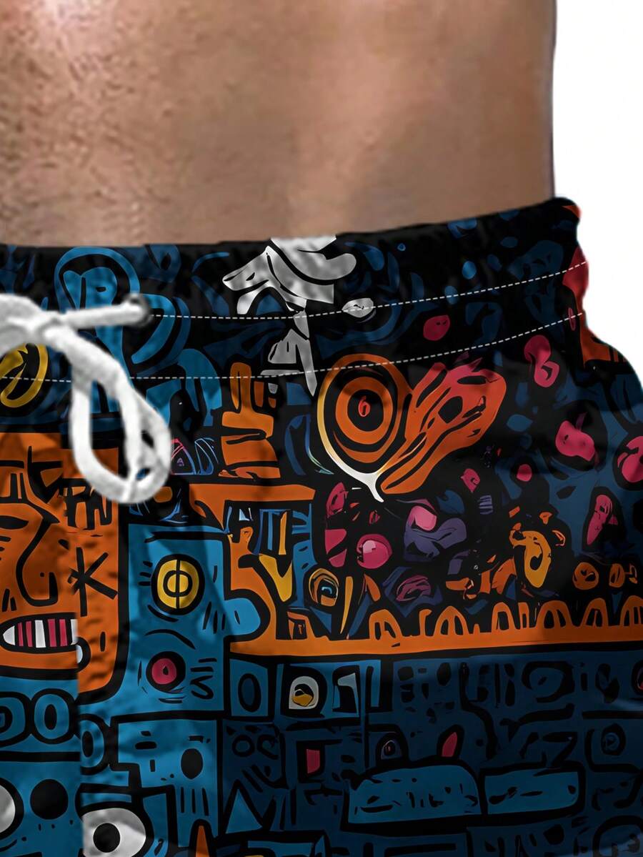 Mens Beach Shorts 3D Digital P - Swim Trunk Quick Dry のレビューと価格
