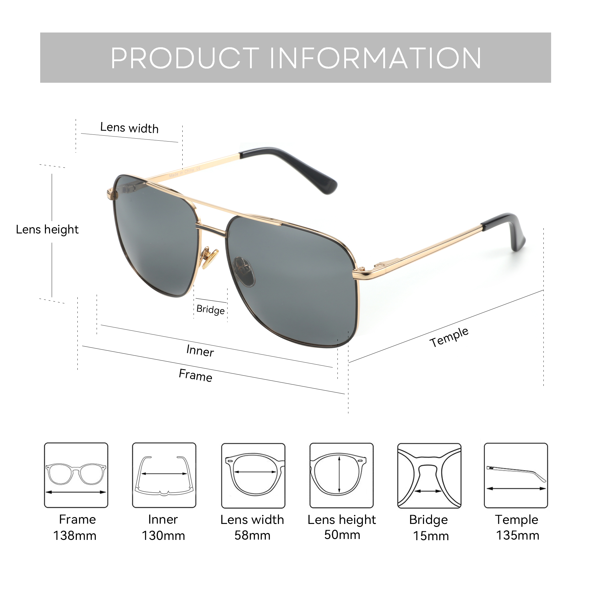 BLUEMOKY Aviator Polarized Pre - Sunglasses Aviator Polarized のレビューと価格