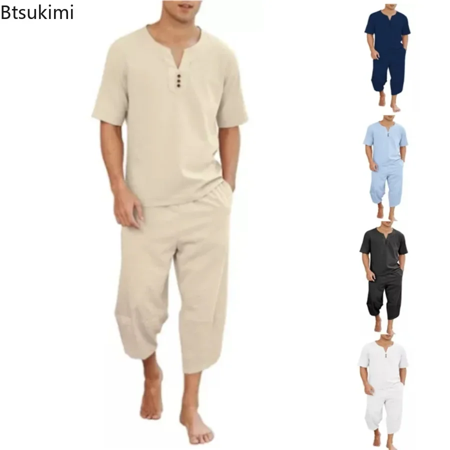 2026 Men's Hip Hop Cotton Line - Short Linen Drawstring のレビューと価格