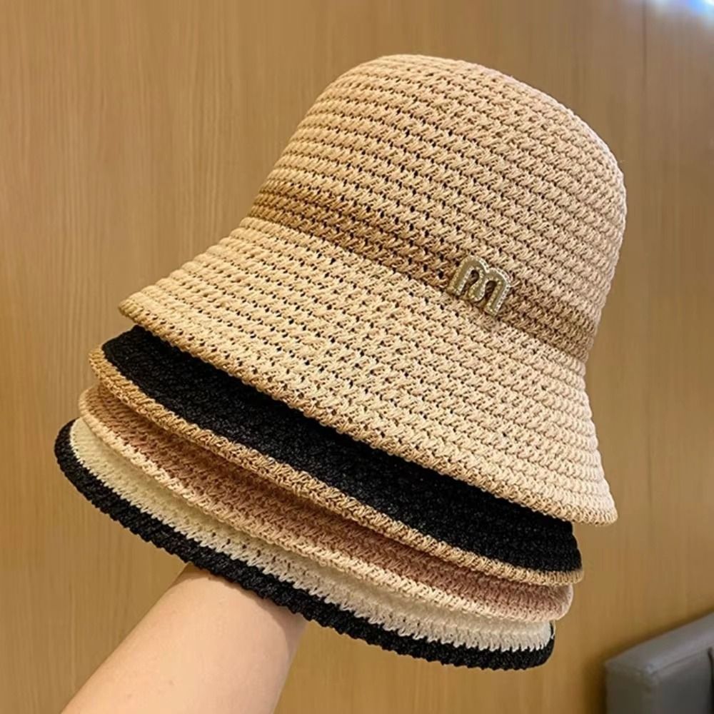 Elegant Bow Fisherman Hat Fold - Bucket Hat Straw のレビューと価格