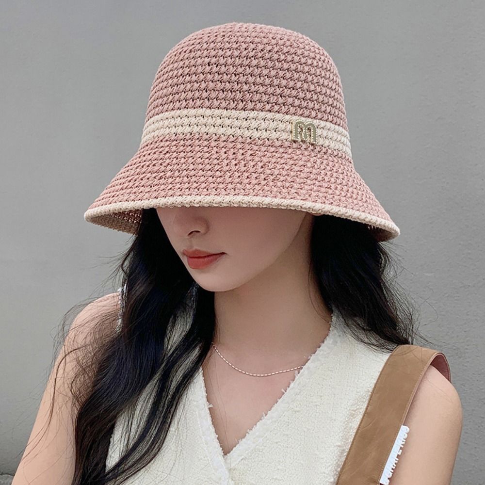 Elegant Bow Fisherman Hat Fold - Bucket Hat Straw のレビューと価格