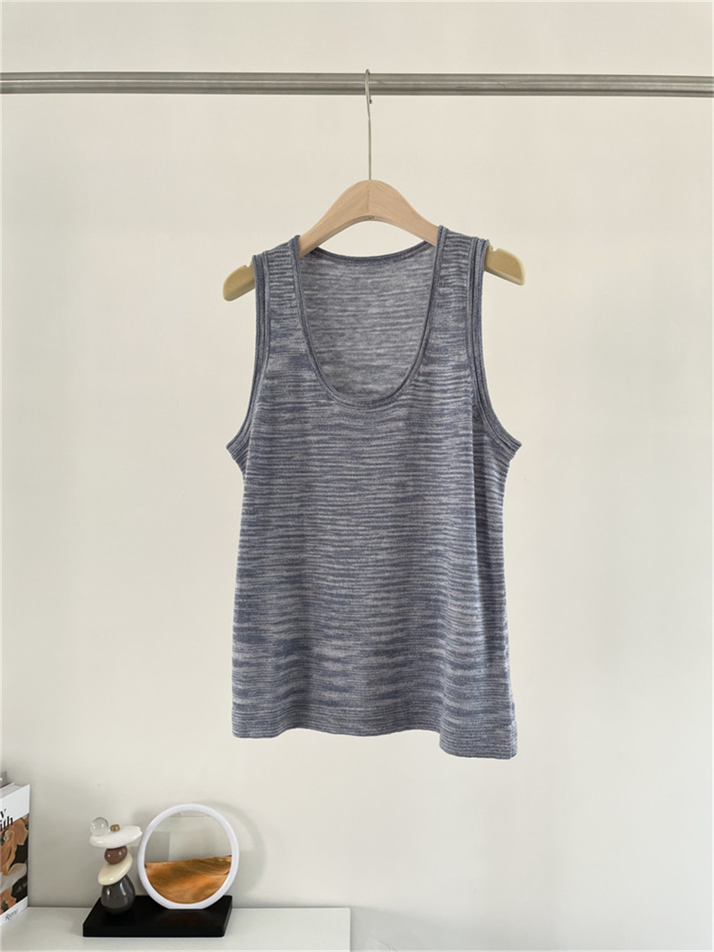 26 New Women's Clothes U-neck  - Short Linen Drawstring のレビューと価格