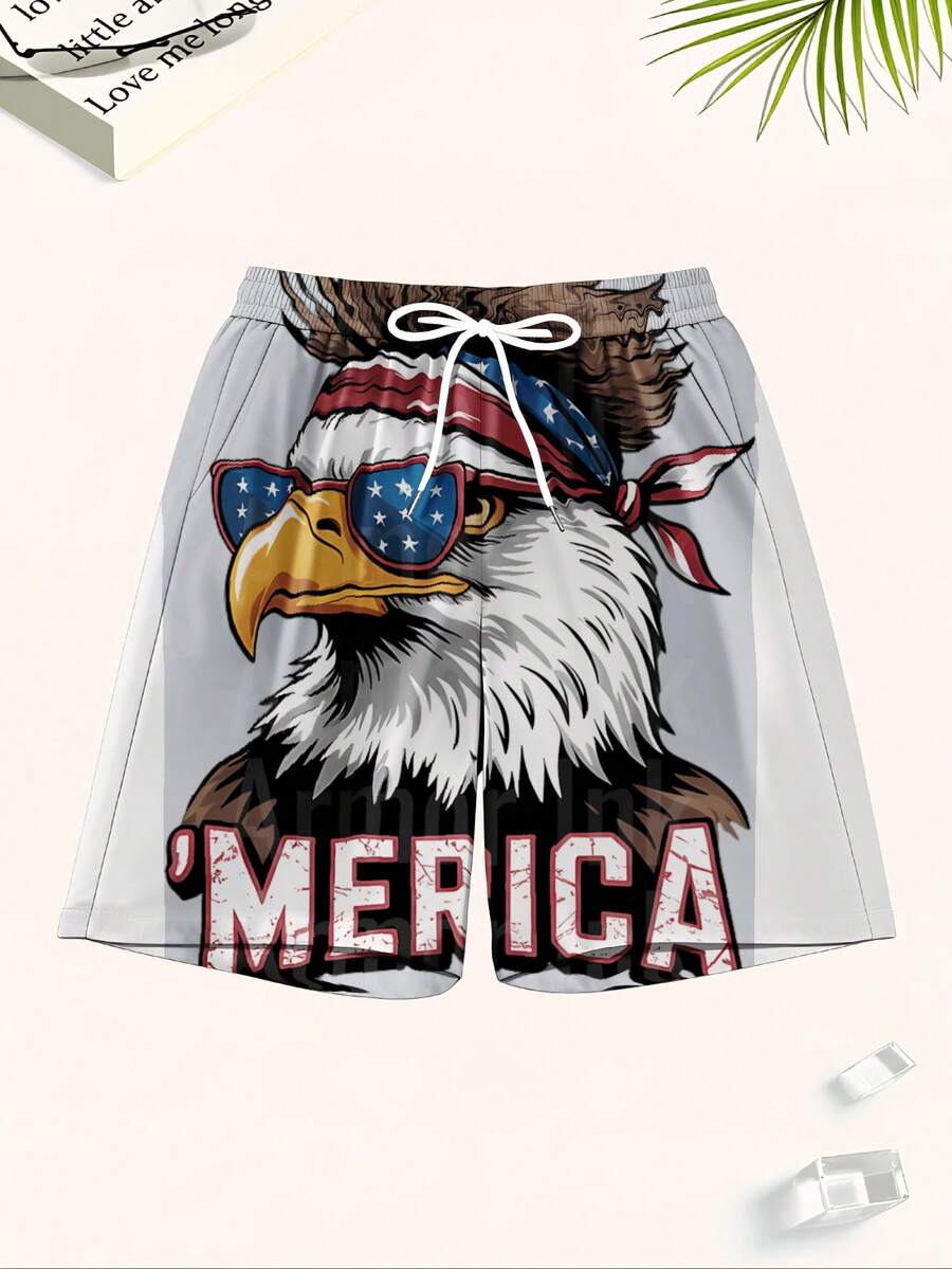 Patriotic Mens Swim Trunks Wit - Swim Trunk Quick Dry のレビューと価格