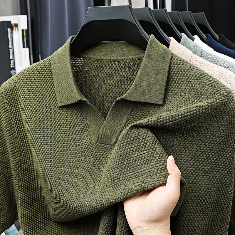 High End Pure Cotton Knitted S - Polo Shirt Pique のレビューと価格