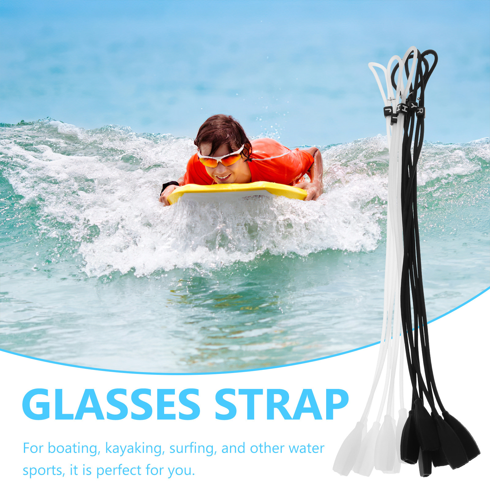 6Pcs Comfortable Glasses Retai - Sunglass Retainer Cord のレビューと価格