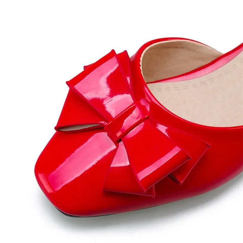 Big Size Women Bowtie Pumps Ro - Casual Sandal Leather のレビューと価格